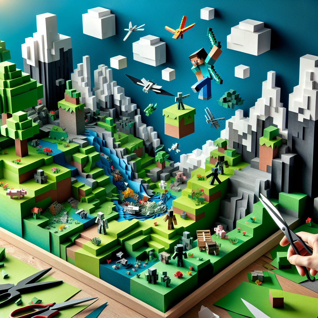 Crafting Realms: Bringing Minecraft Worlds to Life with Paper