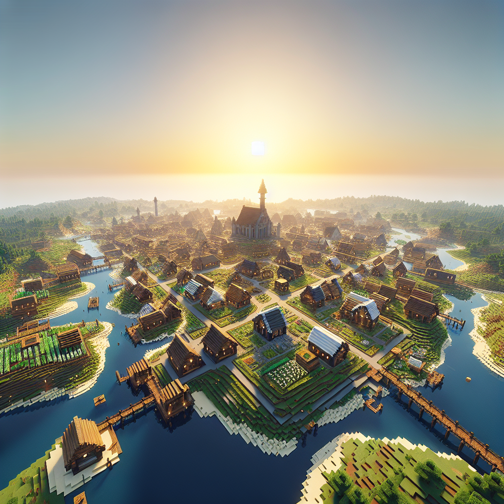 Seed Minecraft Village Terbesar: Mengungkap Pesona Desa Terluas untuk Petualangan Epik